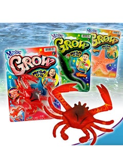 Ja-Ru JA-RU Magic Grow Ocean Themed Water Animals (6 Packs Assorted) Beach Life Theme Toys | Bulk Expanding Bath and Pool Toys for Kids. Sea Creatures Party Toys and Goodie Bags. 302-6A  - Image 4