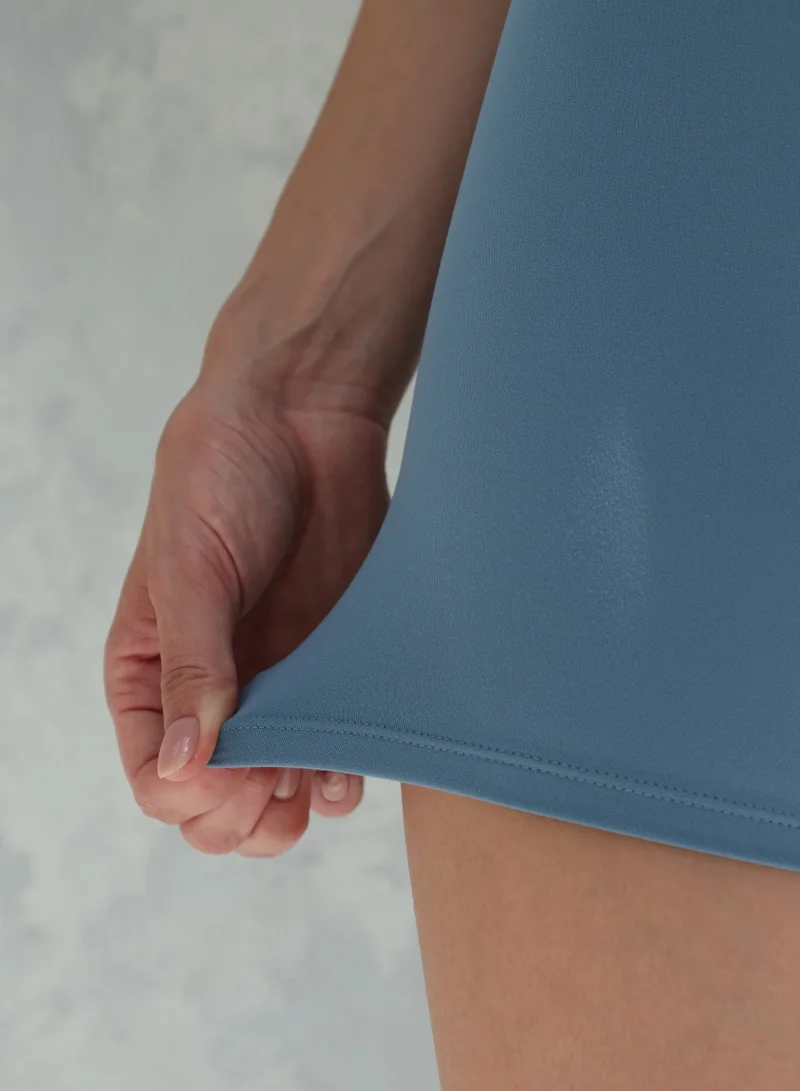 Mohuki Bluish Grey Active Sculpt Short for Women | Best Price UAE