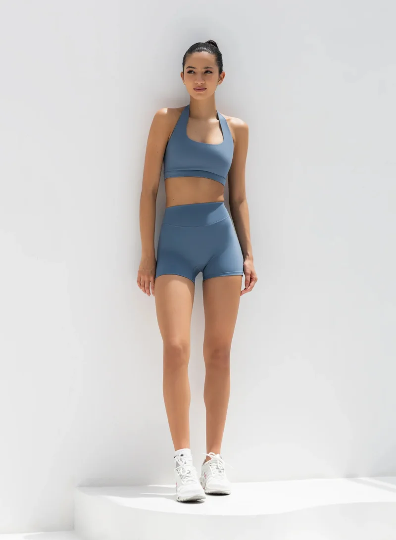 Mohuki Bluish Grey Active Sculpt Short for Women | Best Price UAE