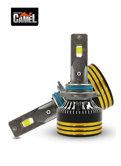 Golden Camel Golden Camel M8 Pro 9006 HB4 LED Headlight Bulbs 120W 30000LM 6500K Cool White Model 450000 IP65 Waterproof Super Bright Plug and Play All Weather Pack of 2  - Image 2