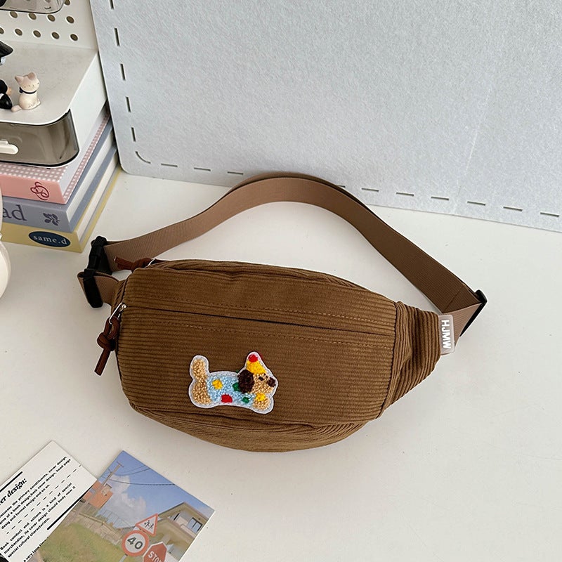 Small Satchel Girl'S Outdoor Fresh Cute Student Summer Sports Fashion Simple Crossbody Chest Bag