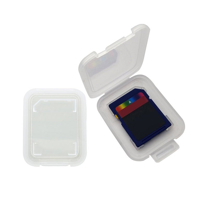 SteelFever Plastic Memory Card Storage Case Compatible with SD MMC/SDHC PRO Duo White (20 PCS) - Image 4