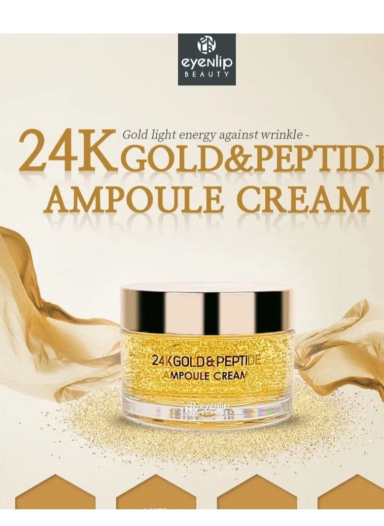 Eyenlip - Eyenlip 24K Gold & Peptide Ampoule Cream 50g - Image 1