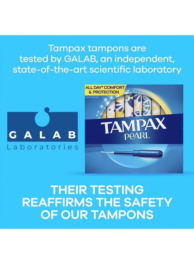 سدادات قطنية بيرل فائقة الامتصاص، مع ضفيرة لمنع التسرب، بدون رائحة، بدون رائحة، 50 قطعة