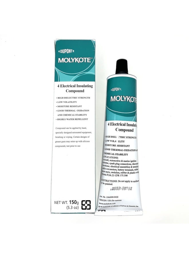 molykote  4 Electrical Insulating Compound 5.3 Oz (150 g) Tube