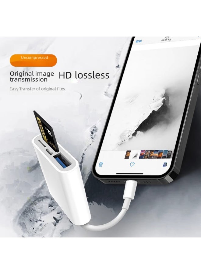 Mobile Phone Card Reader Type-c Mobile Phone Connection SDTF Card Adapter Read U Disk Adapter OTG Adapter-Color:Type-C4 In 1 【Read TF/SD USB Charging】】 - Image 5