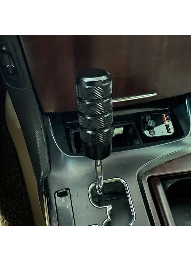 Black Non Slip Shift Knob For Manual And Automatic Cars 5 6 Speed Burnt Blue - Image 4