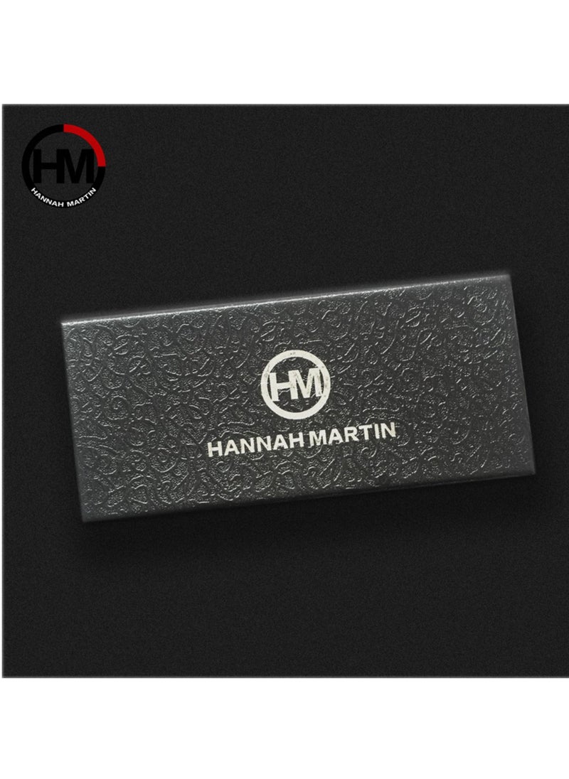Hannah Martin - ساعة يد نسائية من الفولاذ المقاوم للصدأ بتصميم صدفة لؤلؤة أكويا من الكوارتز الياباني الفاخر بتصميم حشرة اليعسوب - Image 1
