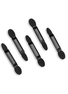 ATOMUS 10-Piece Eyeshadow Applicators Dual Sides Eye Sponge Applicators, Disposable Eyeshadow Makeup Brush for Girls Lady Women (Black)  - Image 4