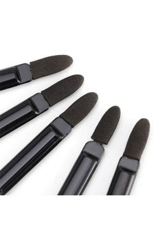 ATOMUS 10-Piece Eyeshadow Applicators Dual Sides Eye Sponge Applicators, Disposable Eyeshadow Makeup Brush for Girls Lady Women (Black)  - Image 5