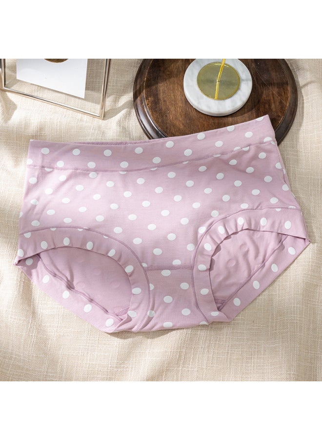 Women's Large Size Underwear, Pure Cotton, Mid-waist, Thin, Seamless, Breathable And Comfortable Style Girls Covering Briefs Lifting