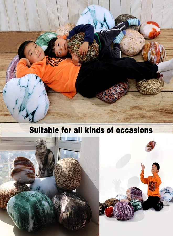 Qupace 10 Pieces Set 15x15in Large Rock Pillows Cover for Kids Gaming Room Decoration Pillows Case for Bedroom Nursery Cushion Cover Christmas Tree Decoration Pillows Covers - Image 3