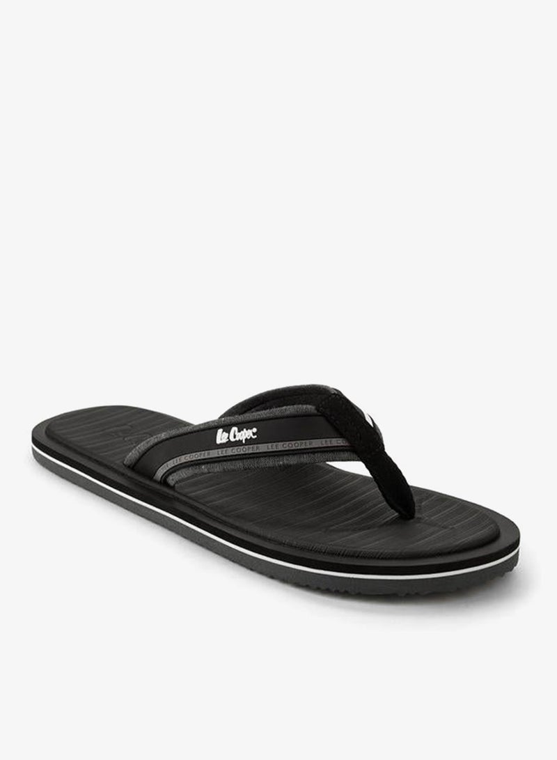 Lee Cooper Men Logo Detail Flip-Flops - Image 1