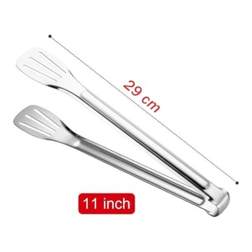 Freshome Portable BBQ Barbeque Grill Basket with Tongs for Multi-Purpose Grilling Net Roti Maker, Jali Roaster Chapati Toast Grill, Baigan Bharta (BBQ Net+11" Tongs+Grill Mat) - Image 4