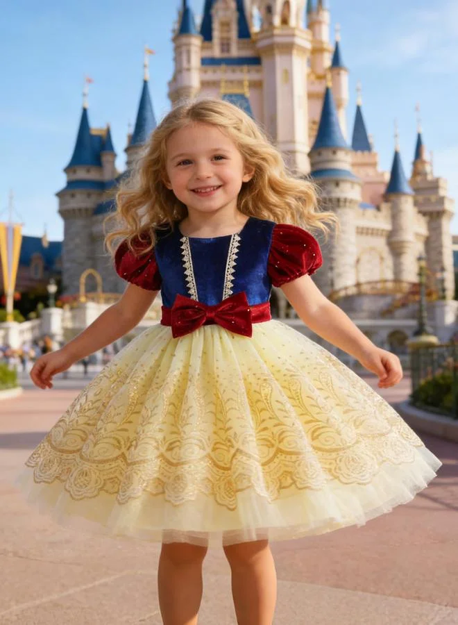 تايك تو Girls Embellished Snow White Princess Dress