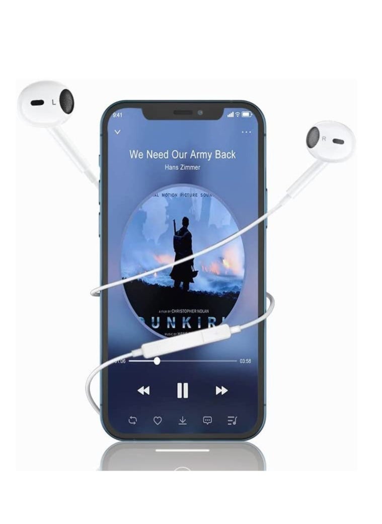 ELTRAZONE - Apple Earbuds Headphones with Lightning Connector【Apple MFi Certified】 Wired in-Ear Stereo Noise Canceling Isolating Earphone for iPhone 13/12/11/SE/X/XR/XS/8/7 (Built-in Microphone&Volume Control) - Image 1