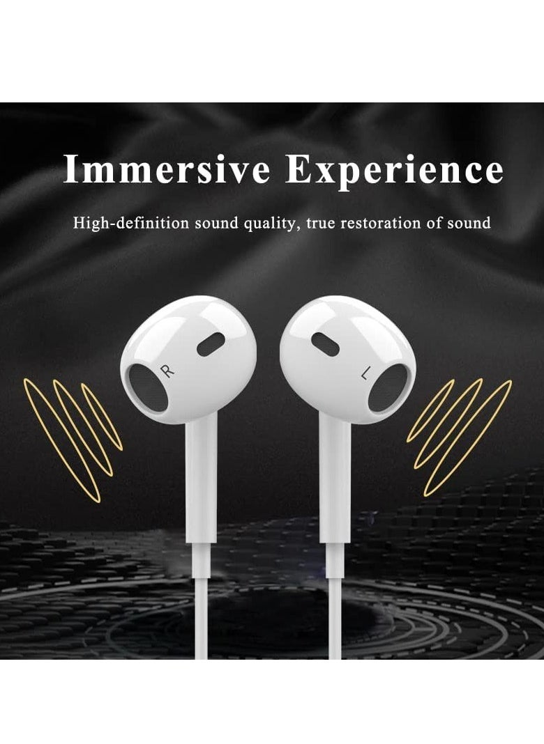 ELTRAZONE - Apple Earbuds Headphones with Lightning Connector【Apple MFi Certified】 Wired in-Ear Stereo Noise Canceling Isolating Earphone for iPhone 13/12/11/SE/X/XR/XS/8/7 (Built-in Microphone&Volume Control) - Image 1