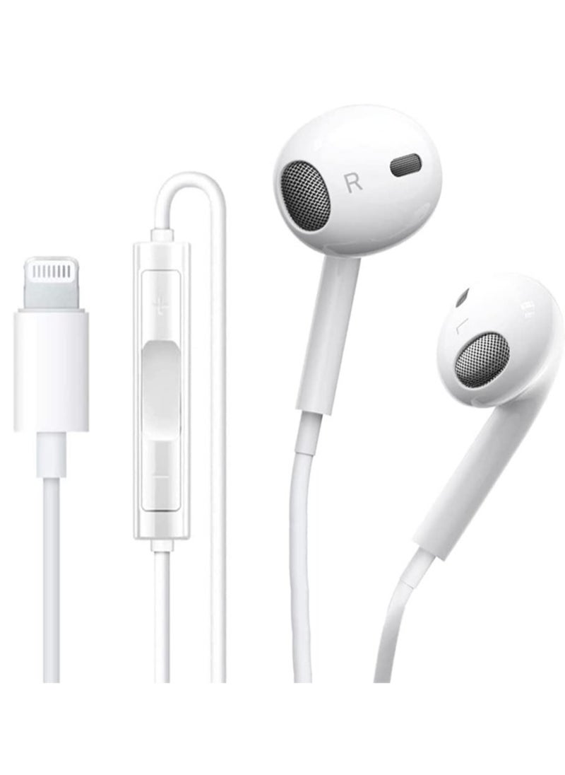 ELTRAZONE - Apple Earbuds Headphones with Lightning Connector【Apple MFi Certified】 Wired in-Ear Stereo Noise Canceling Isolating Earphone for iPhone 13/12/11/SE/X/XR/XS/8/7 (Built-in Microphone&Volume Control) - Image 1