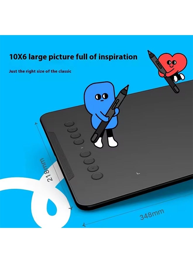 Ugee Ugee EX08 Digital Drawing Board Computer Mobile Connection Online Class Handwriting Board PS Drawing Board Art Graphics Tablet  - Image 2