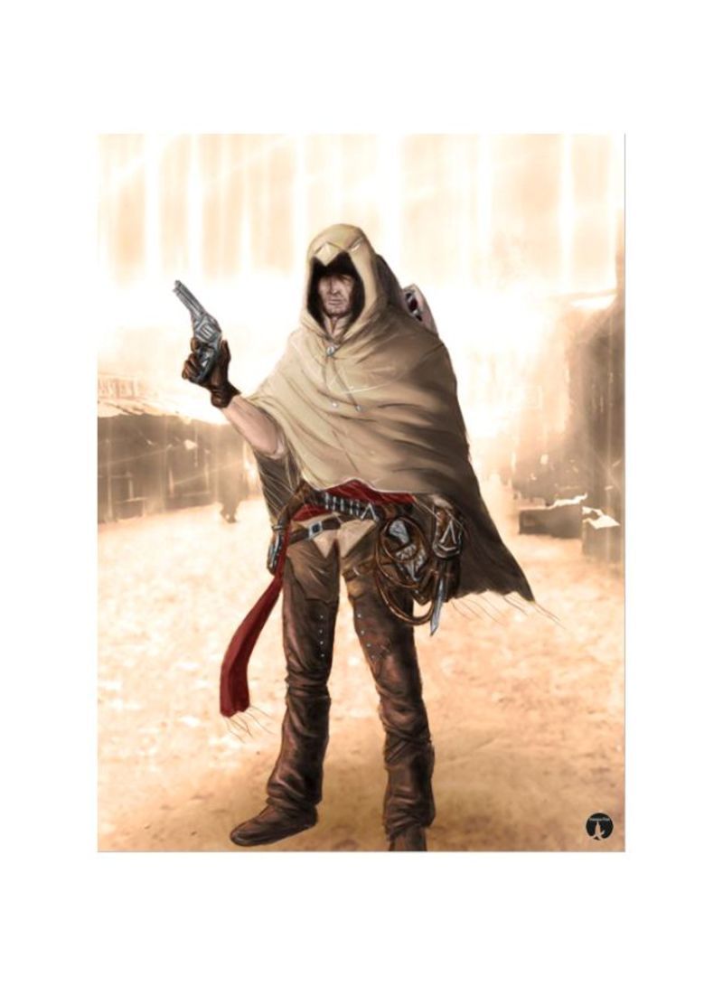 RKN Assassin's Creed Printed Mousepad Beige/Brown/Black