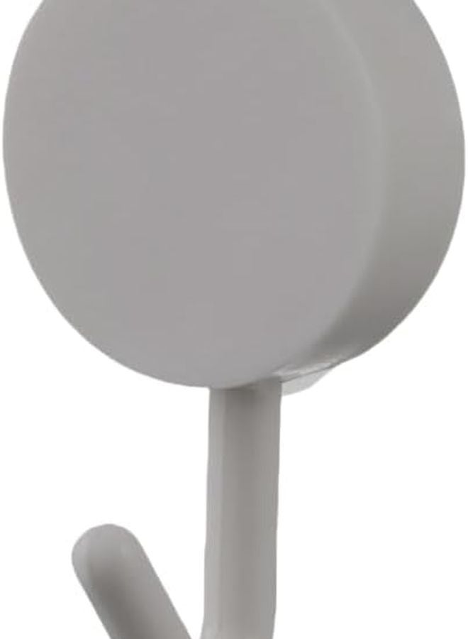 20 قطعة من الخطافات القوية اللاصقة غير المثقبة لتزيين الجدران دون أثر متعددة الألوان باللون الرمادي - Image 2