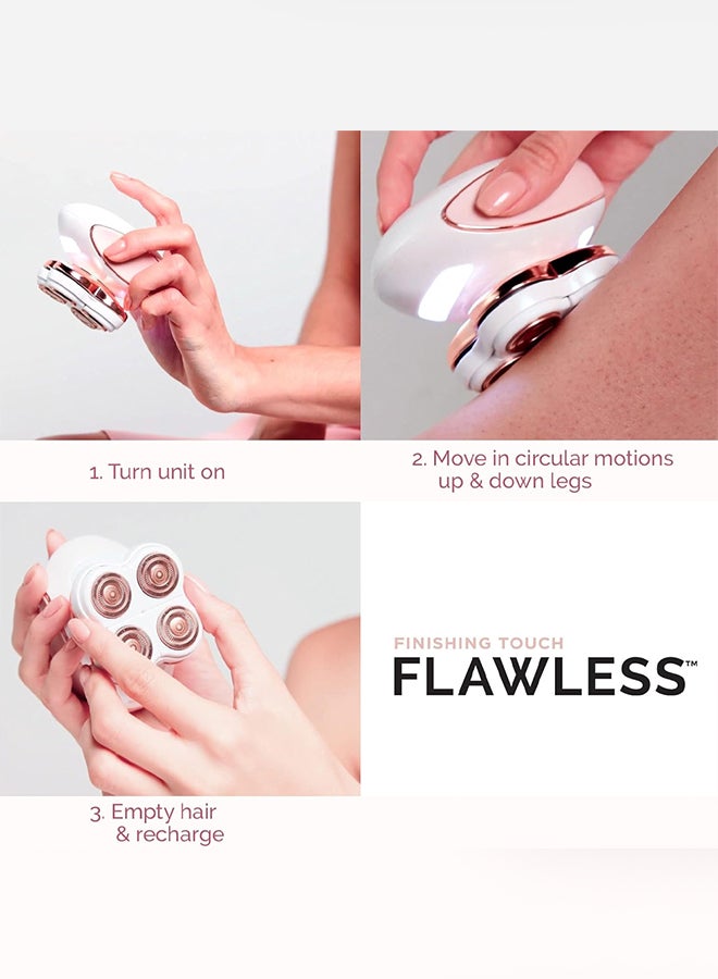 MARGOUN Hair Remover Flawless Body Hair Remover Rechargeable Waterproof Instant Hair Remover - Image 4