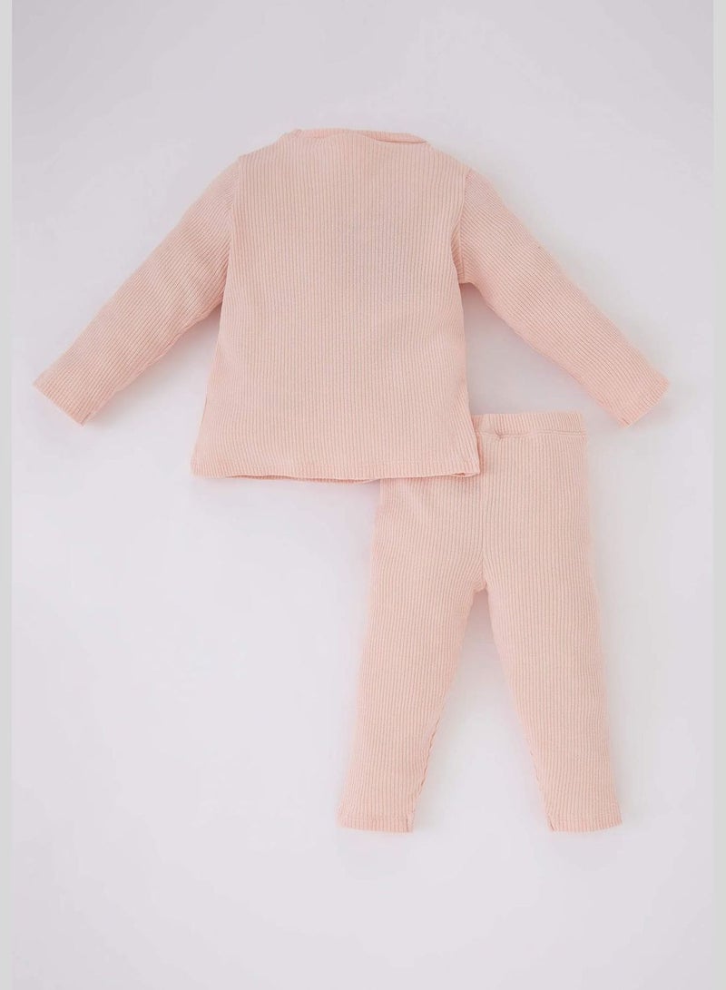DeFacto 2 Pack BabyGirl Bike Neck Long Sleeve Pyjamas - Image 4