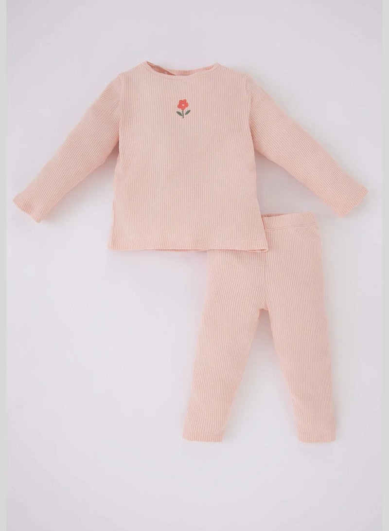 DeFacto 2 Pack BabyGirl Bike Neck Long Sleeve Pyjamas - Image 1