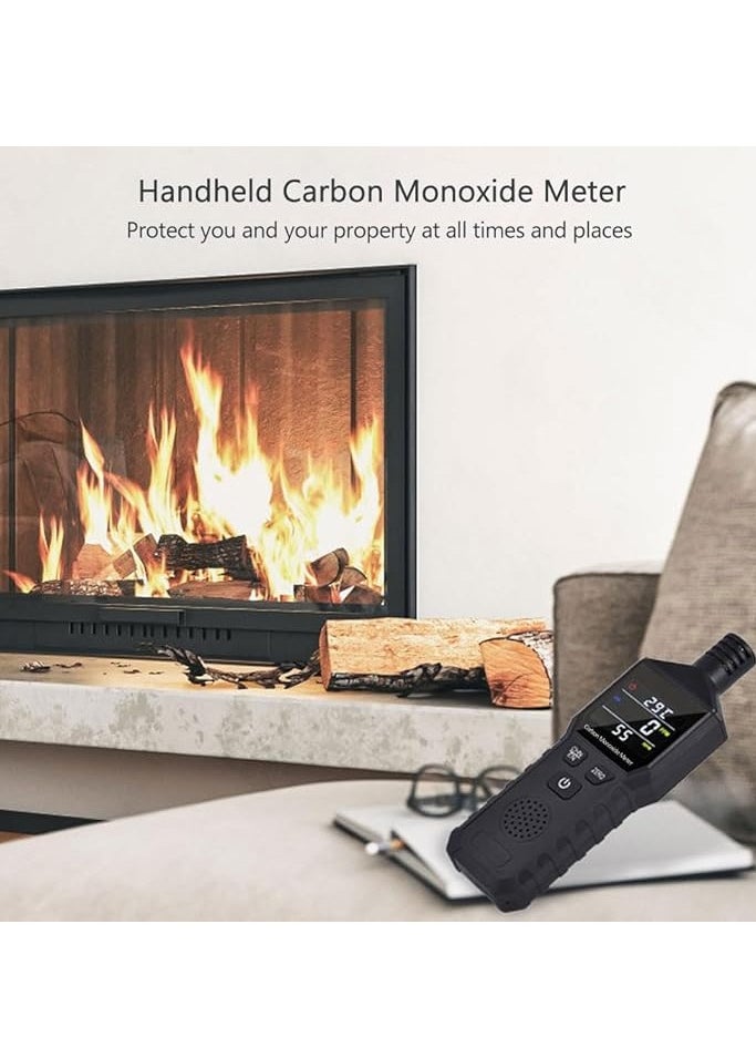 Generic - Portable Carbon Monoxide Detector, KH Alert Handheld Carbon Monoxide Meter, High Precision CO Gas Leak Detector with LCD Color Display, Accurate & Easy to Read (Battery Not Included) - Image 1