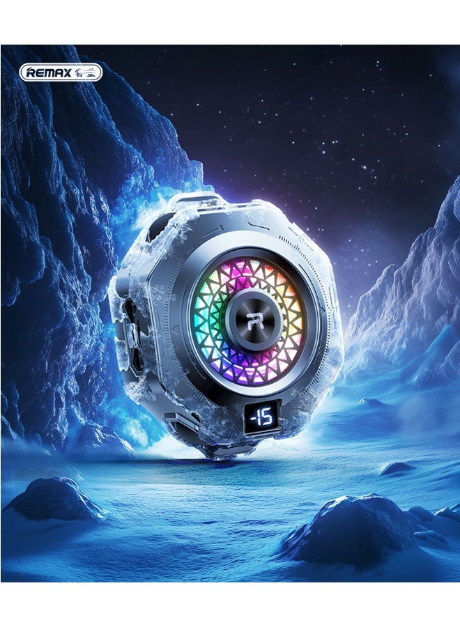 ريماكس مبرد هاتف اختياري قابل للتثبيت أو مغناطيسي، مروحة تبريد هاتف بشريحة تبريد أشباه الموصلات، مبرد عالمي فائق الهدوء للهواتف والأجهزة اللوحية. مثالي للبث المباشر، والتدوين المرئي في الهواء الطلق، والألعاب المحمولة، وما إلى ذلك. (أسود) - Image 2