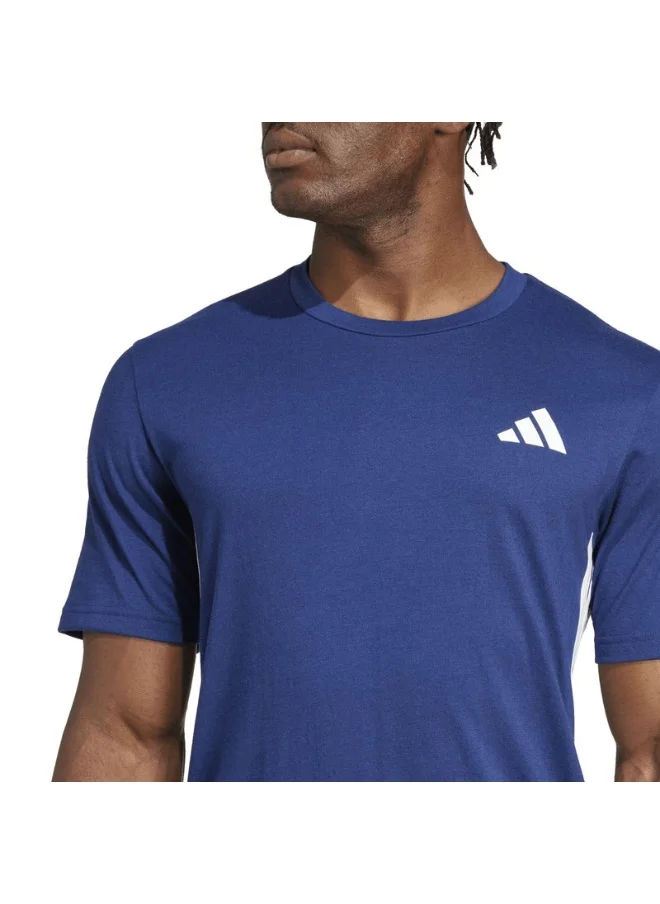 اديداس adidas TR-ES FR 3S T Blue Training T-SHIRTS for Men - XS