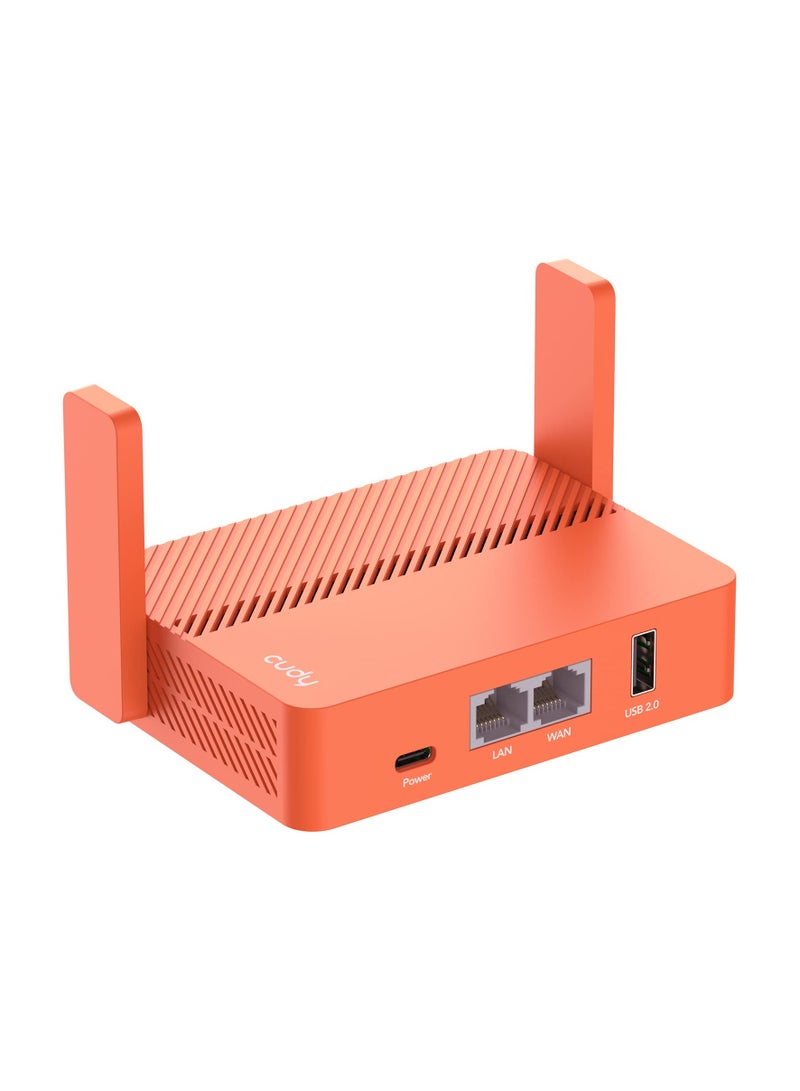 Cudy AC1200 Pocket-Sized Wi-Fi Travel Router, Extender/Repeater for Hotel & Public Network, WISP, VPN Client and Server, USB (Cudy TR1200) - Image 1