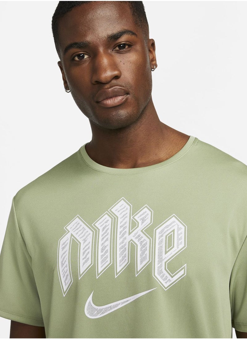 Nike - Dri-Fit Run Division Miler T-Shirt - Image 1