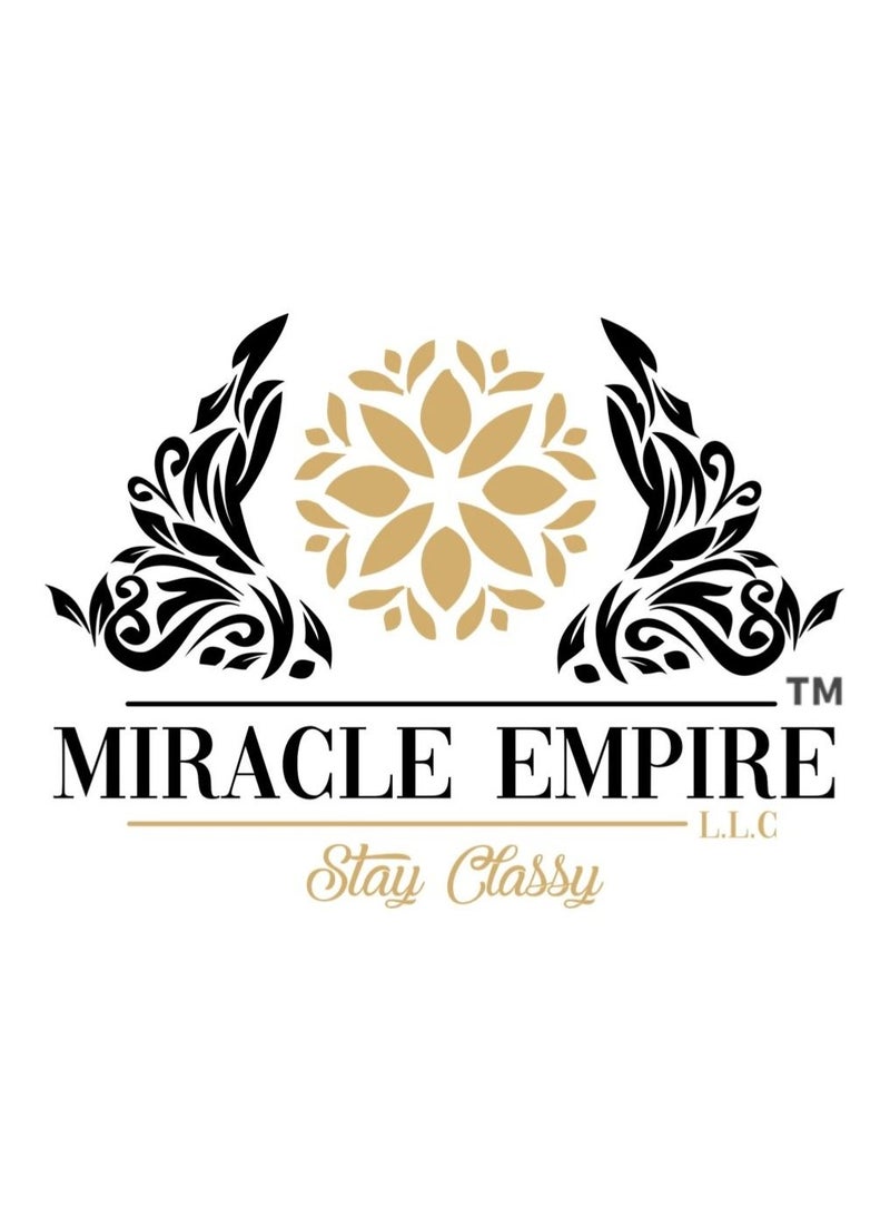 Miracle Empire Unique Exclusive Girls Bracelet Set Handmade Of Natural 4-6Mm Pearls, 1 Emerald A 18K Gold Plated Clasp  - Image 2
