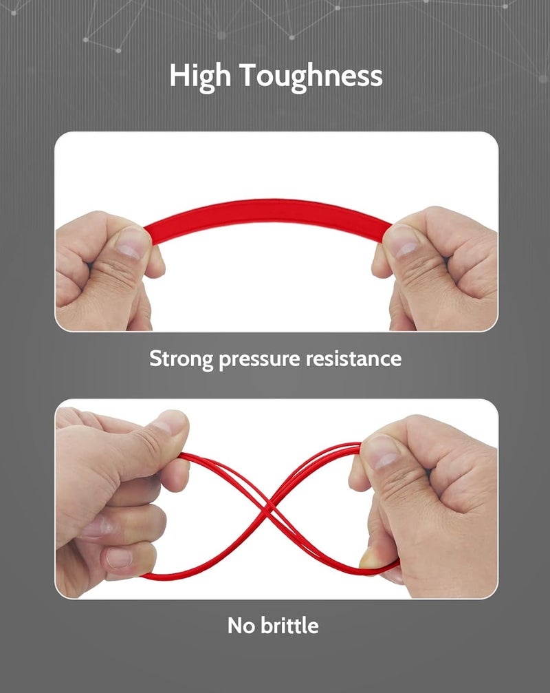 DURAMIC 3D PLA+ Filament 1.75mm 2Kg Red, PLA Plus Filament 2 Pack 1kg Spool(2.2lbs) Tougher and Stronger, Dimensional Accuracy Probability +/- 0.02mm - Image 2