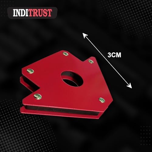 Inditrust new Multi Angle magnetic welding holder clamps set Maf with 2pcs x 3inch arrow type, 2pcs x triangle and 2pc x mini, strong magnet pull (Pack of 6) - Image 4