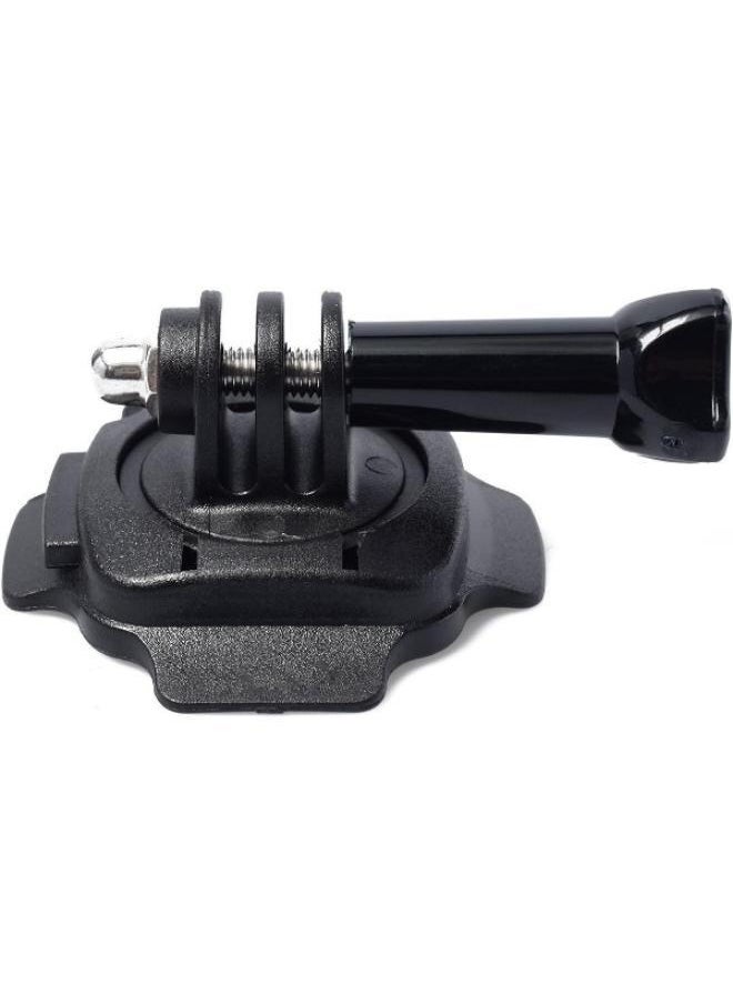 Generic - Set of 360 Degree Rotation Swivel Helmet Mount with Lock + 3M Sticker + Screw for Action Camera - Image 1