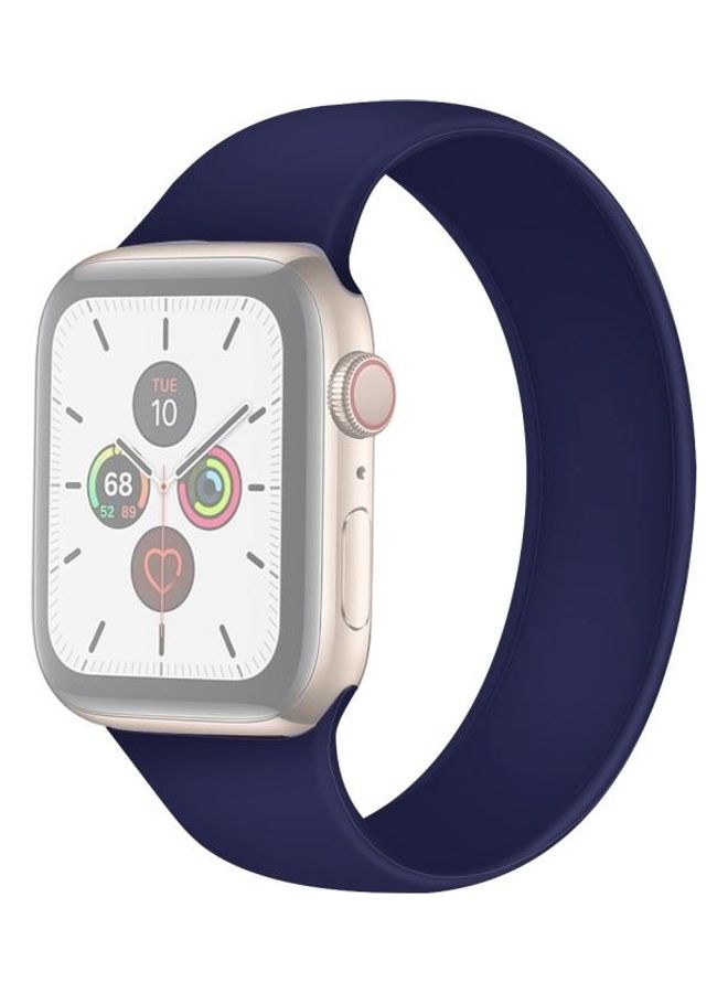 NIBEMINENT Ethnic Replacement Watchband For Apple Watch Series 1/2/3/4/5/6/7/SE 38/40/41mm Sapphire Blue - Image 1