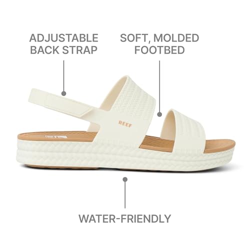 Reef Reef Water Vista Sandals - Women's, White/Tan 10 M - Image 5