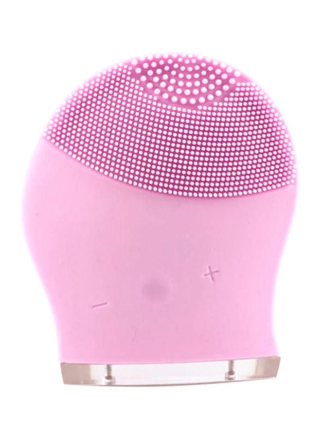 NIBEMINENT Electric Facial Cleansing Brush Pink - Image 1