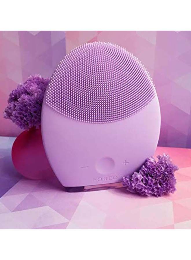 NIBEMINENT Electric Facial Cleansing Brush Pink - Image 3