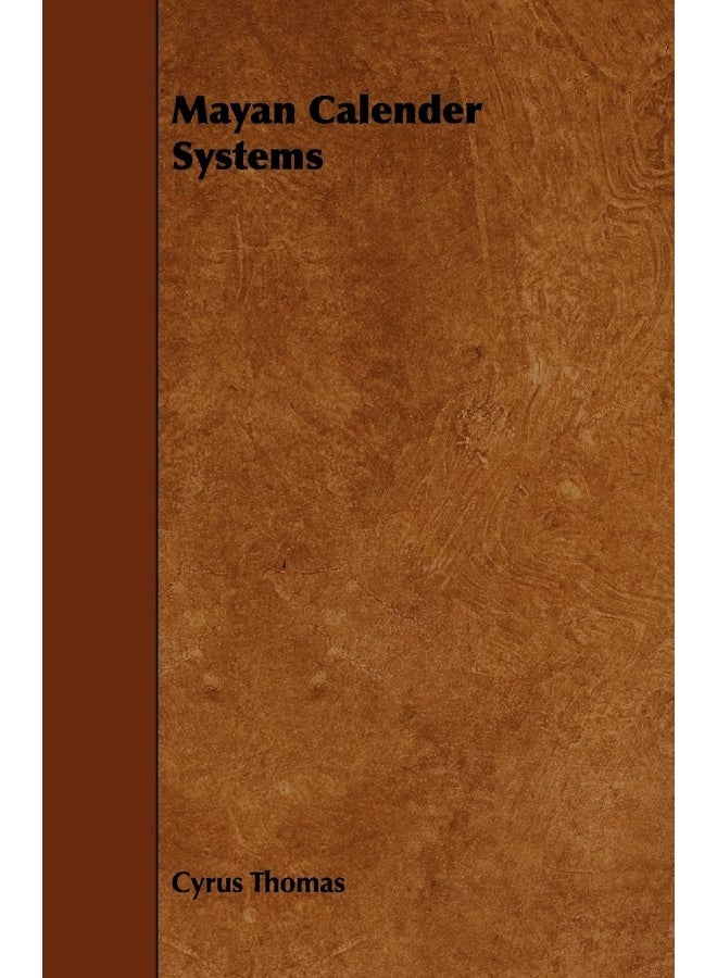Mayan Calendar Systems 