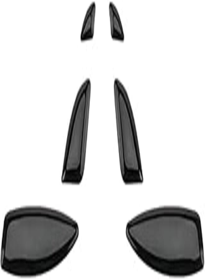 Compatible with Mercedes C-Class 2016 to 2019 Car Seat Button Adjustment Sticker - Black