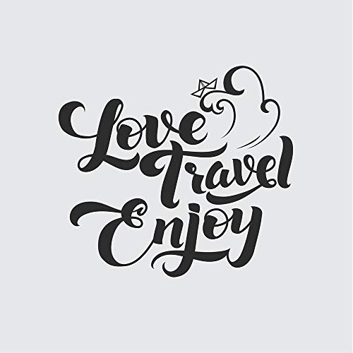 5 Ace love travel enjoy Wall Sticker Poster|size:12x18 inch|multicolor - Image 1