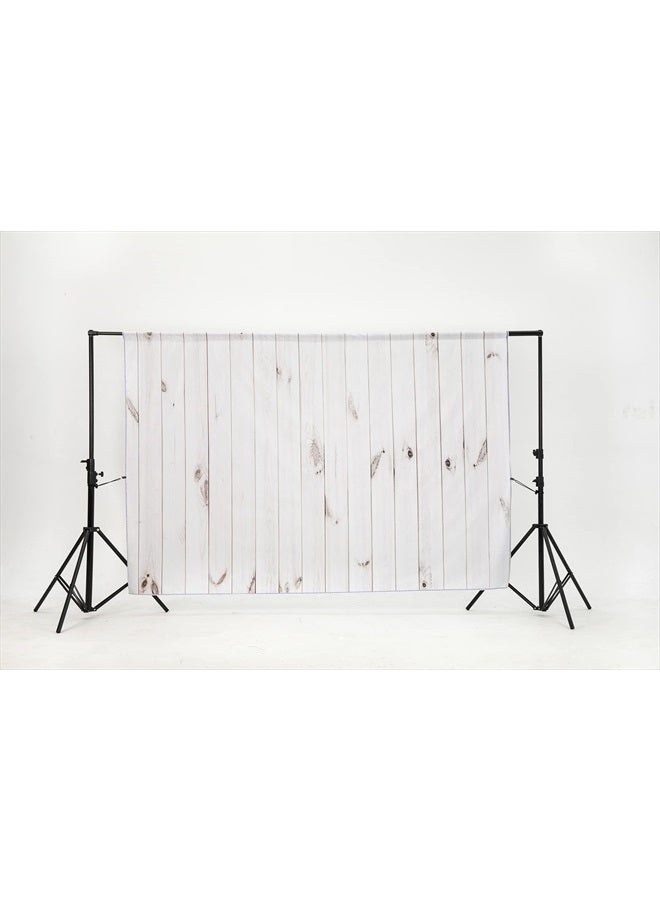 Kate خلفية تصوير خشبية بيضاء 7x5 قدم مع لوحات خشبية عتيقة خلفية استوديو تصوير - Image 2