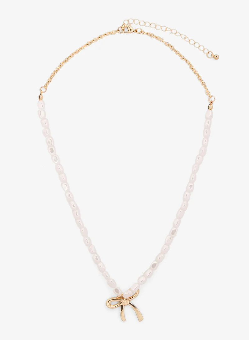 جينجر عقود ذهب مرصعة بالخرز