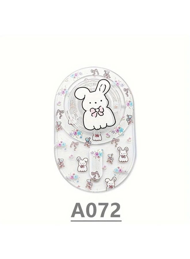 Cartoon Magnetic Phone Stand Foldable Ultra Thin Grip Holder A072 Color - Image 1