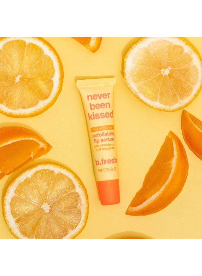b.fresh Exfoliating Lip Serum | With Vitamin C + Fruit Enzymes | Pineapple Pucker | Gently Exfoliate, (Pack of 2 x 15ml Each) - Image 2