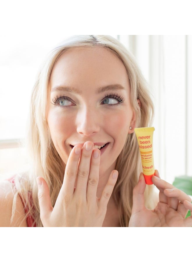 b.fresh Exfoliating Lip Serum | With Vitamin C + Fruit Enzymes | Pineapple Pucker | Gently Exfoliate, (Pack of 2 x 15ml Each) - Image 3