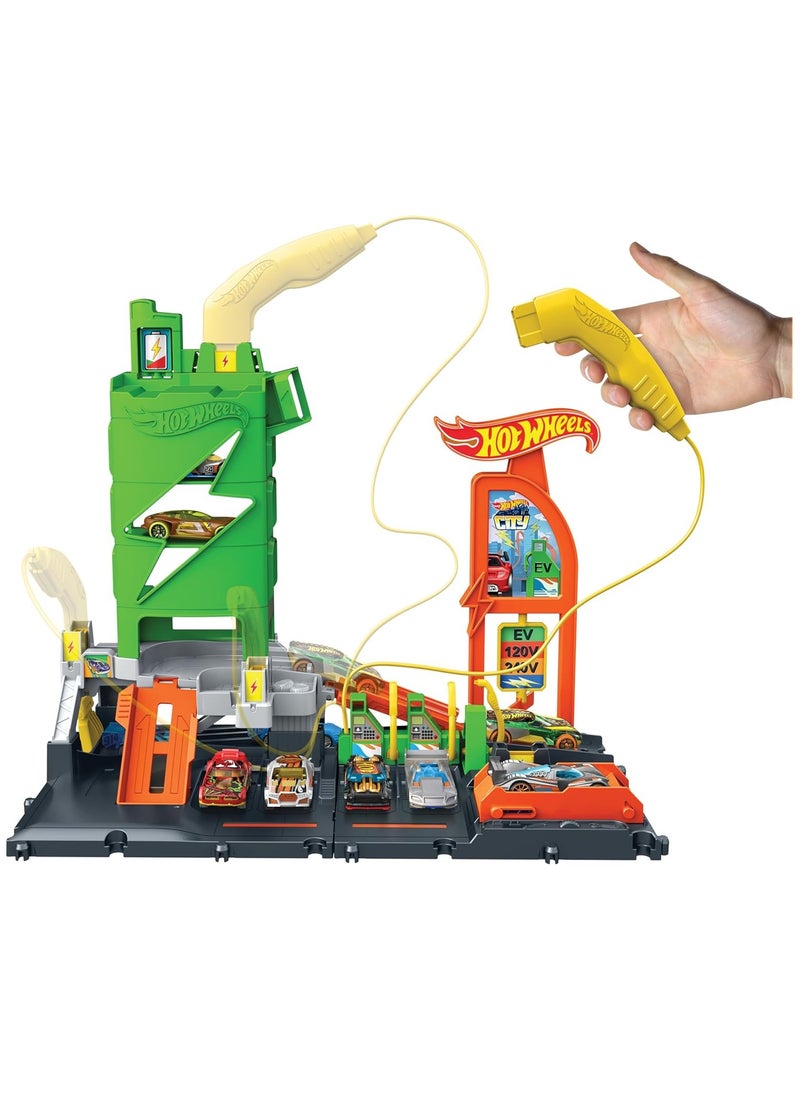 Hot Wheels HotWheels Super Recharge Fuel Station Playset  - Image 5